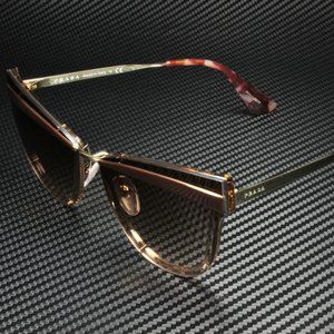 Prada Women's Gold Pink and Brown Sunglasses